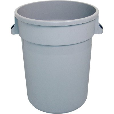 Abfallcontainer rund, grau,...