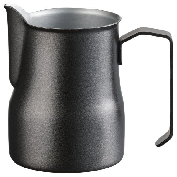 Stalgast Milchkännchen aus Edelstahl, emailliert, schwarz, 0,45 L