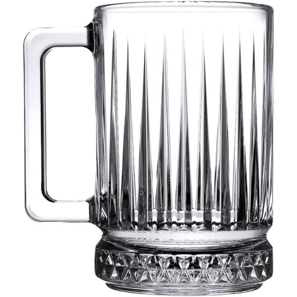 Bierglas/Henkelbecher aus Glas, Serie Elysia von Stalgast, 310 ml, 2 Stück