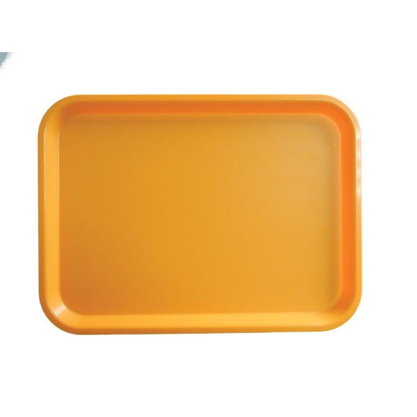 Fast Food Tablett, 415x305 mm, Polypropylen, Orangefarben