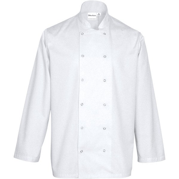 Nino Cucino Kochjacke, Modell „Chef“, Langarm, weiß, Gr. S