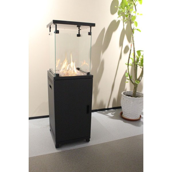 Gas-Terrassenfeuer, quadratisch 10,5 kW