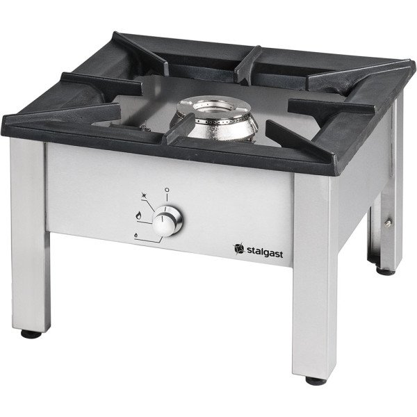 Stalgast Edelstahl Gas-Hockerkocher TOP, G20, 567x607x380 mm (BxTxH)