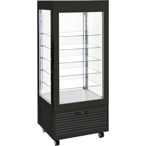 ROLLER GRILL Präsentations-Kühltheke, fahrbar, 800x645x1850 mm (BxTxH)