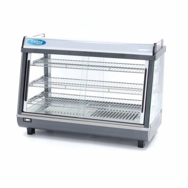 Gastro Wärmevitrine - 136 l - 91.5 cm - 3 Regale