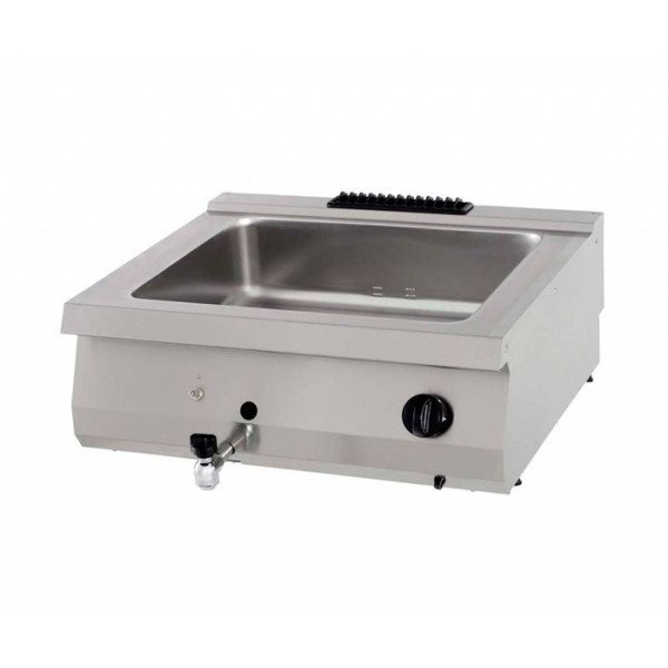 Gastro Heavy Duty Bain Marie - Doppeleinheit - 70 cm Tief - Gas