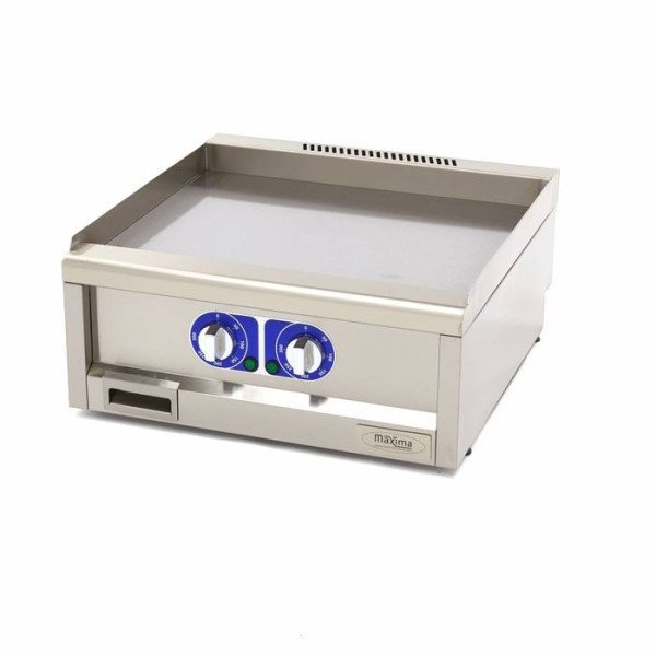 Gastro Grillplatte - Glatt - Doppeleinheit - 60 cm Tief - Elektrisch - 400 V