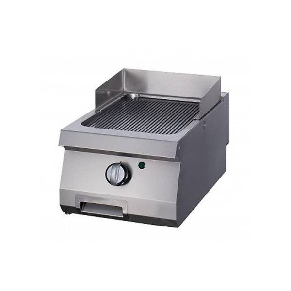 Gastro Heavy Duty Grillplatte - Gerilltes Chrom - Einzeleinheit - 70 cm Tief - Gas