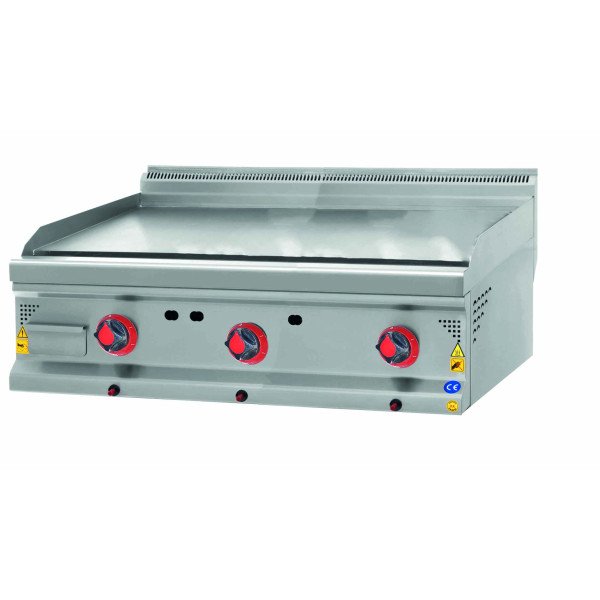 Piastra a gas - 21,2 kW - Liscia