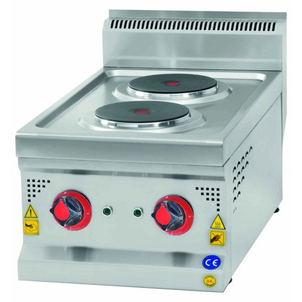 Electric stove - 3 kW - 2 plates round