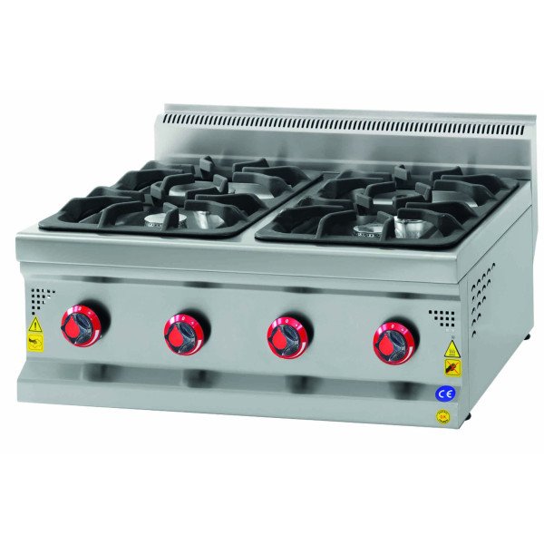 Gas hob - 14.04 kW - 4 burners