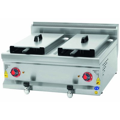 Friggitrice Elettrica Doppia - 12 + 12 Litri - 18 kW