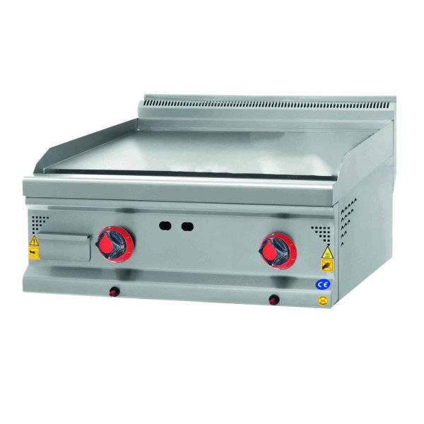 Gas griddle - 14.5 kW - Smooth