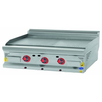 Piastra a gas - 21,2 kW - Liscia