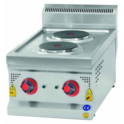 Electric stove - 5 kW - 2 plates round