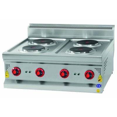 Electric stove - 10 kW - 4 plates round