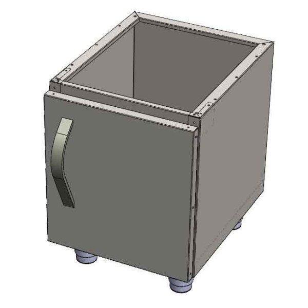 Base in acciaio inox da 400mm