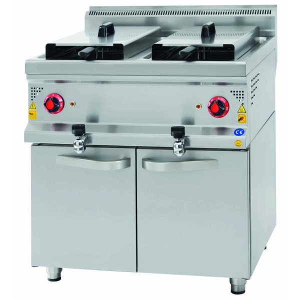 Friggitrice Elettrica Doppia - 24 + 24 Litri - 30 kW