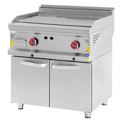 Piastra a gas - 14,5 kW - Liscia