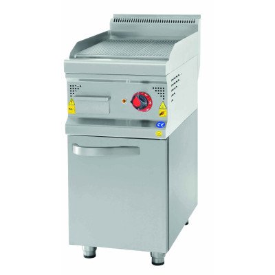 Piastra elettrica - 7,5 kW - Grigliata