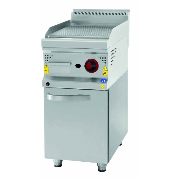 Piastra a gas - 7,3 kW - Grigliata