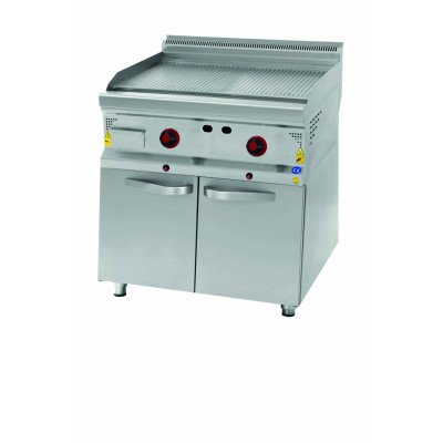 Piastra a gas - 14,5 kW - Grigliata