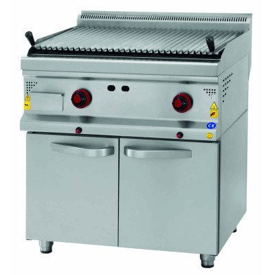 Lavasteingrill - 14,5 kW - Grillrost neigbar