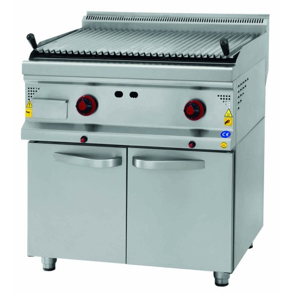 Lavasteingrill - 14,5 kW - Grillrost neigbar