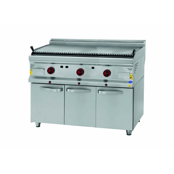 Lava stone grill - 21.2 kW - Tilting grill grate