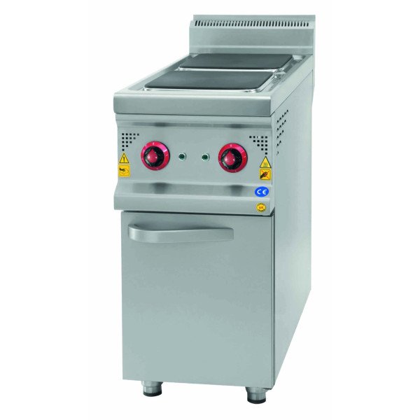 Electric stove - 8 kW - 2 plates square