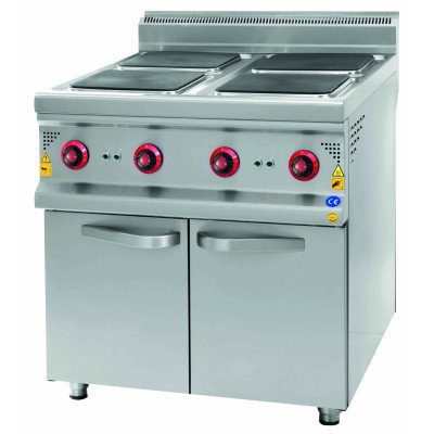 Electric stove - 16 kW - 4 plates angular