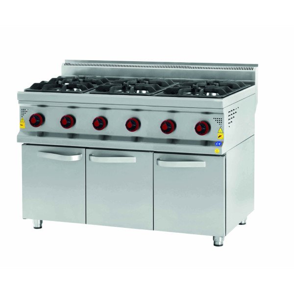 Gas hob - 42.99 kW - 6 burners