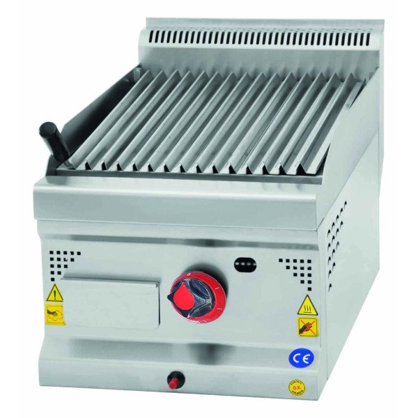 Lava stone grill - 7.3 kW - Tilting grill grate