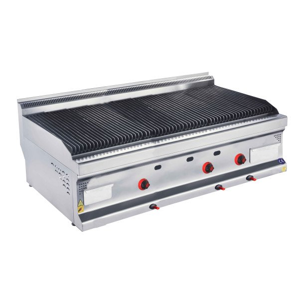 Gas lava stone grill - 21.2 kW