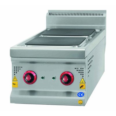 Electric stove - 8 kW - 2 plates square