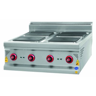 Fornello elettrico - 16 kW - 4 piastre quadrate