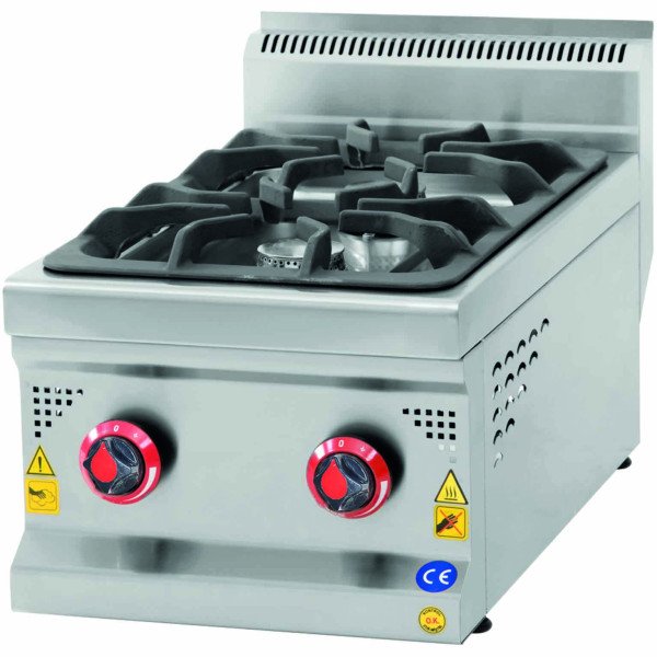 Gasherd - 14,33 kW - 2 Brenner