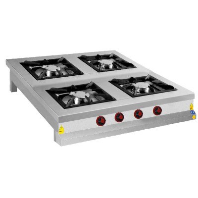 Gas stove - 34.67 kW - 4 burners