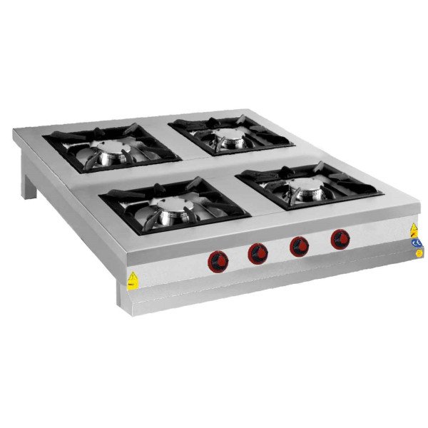 Gas stove - 34.67 kW - 4 burners