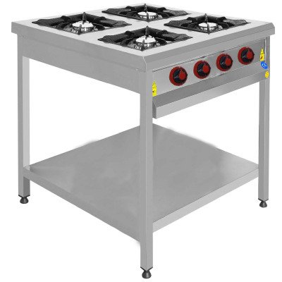 Gas stool stove - 34.67 kW - 4 burners