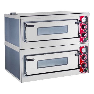 Forno elettrico per pizza - Manuale - 4+4x 30cm