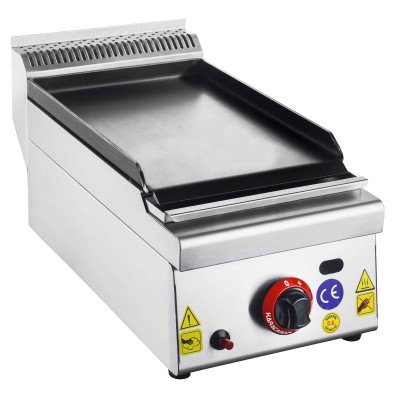 Gas griddle - 4.1 kW - Smooth