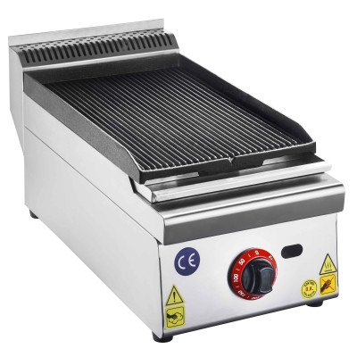 Piastra a gas - 4,1 kW - Grigliata