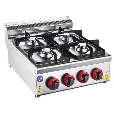 Gas hob - 7.02 kW - 4 burners