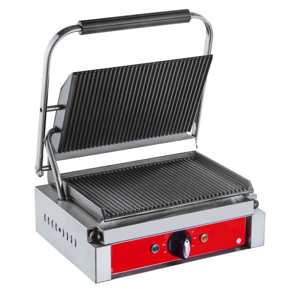 Kontaktgrill - 1,8 kW - oben & unten Gerillt