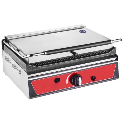 Piastra a gas per contatto - 7,02 kW - grigliata sopra e sotto