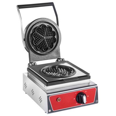 Piastra per waffle - Forma: Cuore