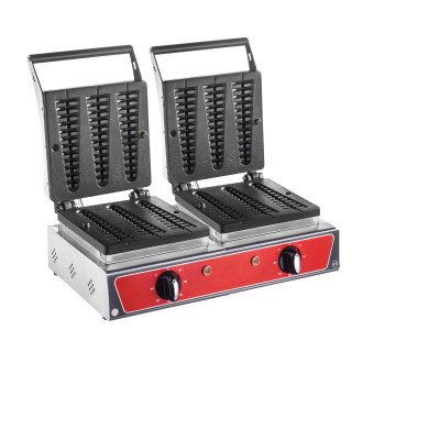 Piastra per waffle - Forma: Lolly su stecco - Doppia