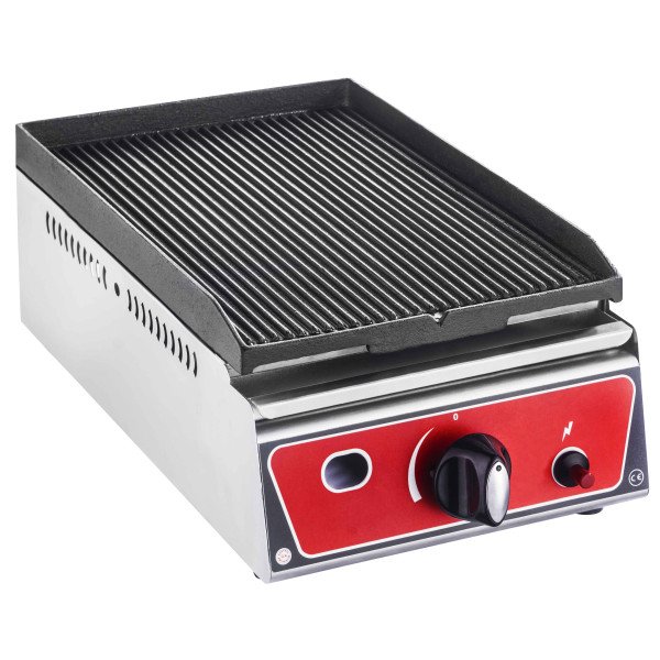 Piastra a gas - 4,1 kW - Grigliata