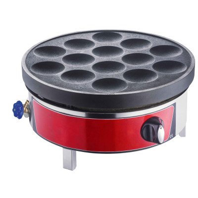 Piastra per waffle a gas - Forma: Bubble